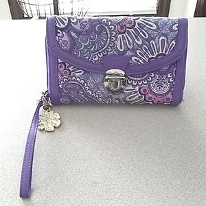 Vera Bradley wristlet clutch.